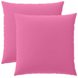 Cushion with Pillow HEERLEN 2 pcs Pink Polyester 928264