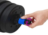 2-in-1 Dumbbell Set Black and Blue 121 x 19.5 x 19.5 cm 3403861