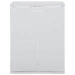 ZNTS Washing Machine Cabinet White 68.5x64.5x88 cm PVC 340986