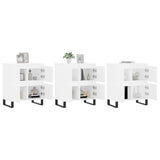 Sideboards 3 pcs White Engineered Wood 3190205