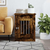 Dog Crate Furniture Smoked Oak 55x80x68 cm Engineered Wood 838327