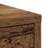 Sideboard with Drawers and Doors Old Wood 70.5x34x74.5 cm 861848