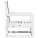 Garden Lounge Set White Solid Pine Wood Medium Modular 832553
