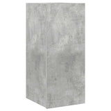 TV Wall Cabinet with LED Lights Concrete Grey 30.5x35x70 cm 837238