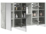 Bathroom Mirror Cabinet Concrete Grey 60 x 14.5 x 50 cm 889074