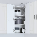 Wall Corner Cabinet LUCCA White 57 x 57 x 80 cm Engineered Wood 885075