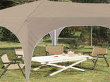 Pop-up Party Tent 575 x 288 x 245 cm Cream Oxford Fabric 42019878