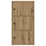 Bookcase Artisan Oak 40x24x77 cm Engineered Wood 860372