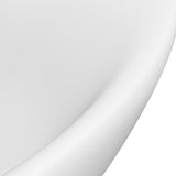 Luxury Basin Overflow Oval Matt White 58.5x39 cm Ceramic 146932