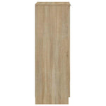 Shoe Cabinet Sonoma Oak 30x35x100 cm Engineered Wood 811433