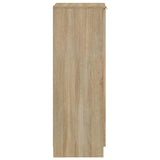 Shoe Cabinet Sonoma Oak 30x35x100 cm Engineered Wood 811433