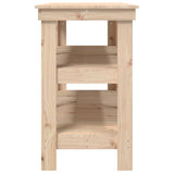 Work Bench 142.5x50x80 cm Solid Wood Pine 823649