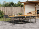Garden Dining Set Grey 3211286