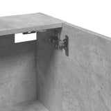 Wall-mounted Bathroom Cabinet Concrete Grey 32x20x67 cm 856936