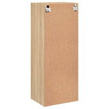 TV Wall Cabinet Sonoma Oak 40.5x30x102 cm Engineered Wood 836933