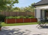 Raised Garden Bed Rusty 320 x 40 x 55 cm corton 8006270