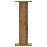 Speaker Stands 2 pcs Artisian Oak 30x30x80 cm Engineered Wood 852671