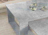 Coffee Table Set 2 pcs Concrete Grey Engineered Wood 8000135