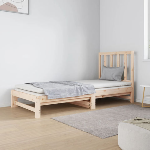 ZNTS Pull-out Day Bed without Mattress 2x cm 3124752