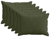 Cushion Cover 6 pcs HOUTEN Green 80 x 80 cm Corduroy 921660