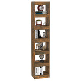 Book Cabinet/Room Divider Smoked Oak 40x30x198 cm 813596