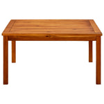 Garden Coffee Table 85x85x45 cm Solid Acacia Wood 316396