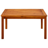 316396 Garden Coffee Table 85x85x45 cm Solid Acacia Wood