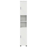 Bathroom Cabinet White 30 x 35 x 192 cm Engineered wood & Metal 883334