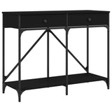 Console Table Black 100x39x78.5 cm Engineered Wood 835484