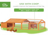 Wooden Chicken Coop with Nesting Box, Openable Roof, for 4-8 Chickens, Nature Wood T3398P552566