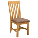 Dining Set 5 pcs Grey Solid Oak Wood 3430244