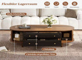 100 x 50 x 36 cm, living room coffee, walnut wood finish. Coffee with two drawers, sofa N605P439636N