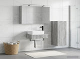 Bathroom Cabinet Set 4 pcs Grey Sonoma Engineered Wood 3407388