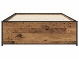 Bed Frame Old Wood 80 x 200 cm Engineered Wood 8009097