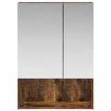 Bathroom Mirror Cabinet with Shelf Smoked Oak 50 x 14.5 x 70 cm 889203
