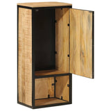 Bathroom Cabinet 40x27x90 cm Solid Wood Mango and Iron 358570