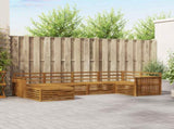 Outdoor Sofa Set 6 pcs Natural Solid Acacia Wood 3373734