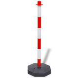 Set of 4 Chain Posts and 2 Plastic Chians of 10 m Each 3057525