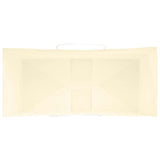 Paper Bags 250 pcs with Handles Yellow 26x12x35 cm 4101786