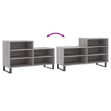 Shoe Cabinet Grey Sonoma 102x36x60 cm Engineered Wood 831402
