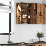 Hanging Cabinet Riga Old Wood 40x29.5x60 cm Engineered Wood 854182