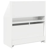 Kids Bookshelf with Drawer High Gloss White 60 x 29.5 x 69 cm 892393