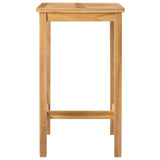 Bar Table Natural 60 x 60 x 105 cm Solid-Teak 42030006