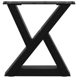 Coffee Table Legs 2 pcs Black 40x cm Steel 4012680