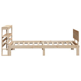 Bed Frame with Headboard without Mattress 90x190 cm Single 3306072