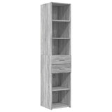Slim Storage Cabinet Grey Sonoma 40x42.5x225 cm Engineered Wood 3281285