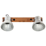 Industrial Wall Lamp Silver 45x25 cm E27 320503
