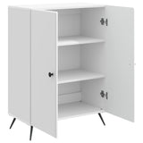 Sideboard High Gloss White 66 x 34.5 x 90 cm Engineered Wood 895509