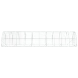 Chicken Coop Silver 1000 x 300 x 200 cm Galvanised Steel 3434694