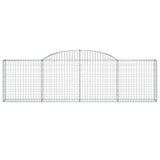 Arched Gabion Baskets 30 pcs 300x30x80/100 cm Galvanised Iron 3146519